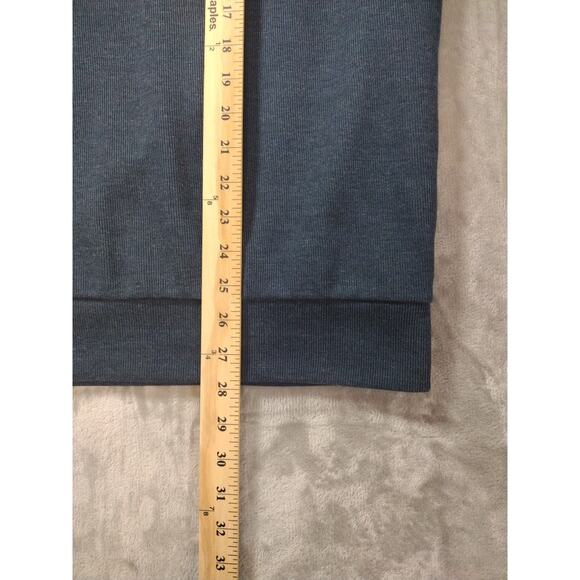 U.S. Polo ASSN. 1/4 Zip Dark Navy Blue Knit Sweater XL Cotton Poly Blend - Picture 7 of 10